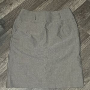 ANTONIO MELANI Gray Pencil Skirt
